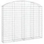 Galvanized iron arch-shaped gabion basket 200x30x160/180 cm by vidaXL, Pots and planters - Ref: Foro24-153468, Price: 107,90 ...