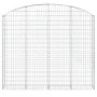 Galvanized iron arch-shaped gabion basket 200x30x160/180 cm by vidaXL, Pots and planters - Ref: Foro24-153468, Price: 107,90 ...