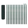 Euro Valla de acero verde 25x1,7 m de vidaXL, Paneles de vallas - Ref: Foro24-142380, Precio: 342,38 €, Descuento: %