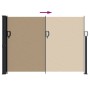 Taupegraue einziehbare Seitenmarkise 140x300 cm von vidaXL, Sonnenschirme - Ref: Foro24-4004304, Preis: 99,26 €, Rabatt: %
