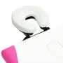Camilla de masaje plegable 2 zonas aluminio blanco y rosa de vidaXL, Mesas de masaje - Ref: Foro24-110234, Precio: 149,01 €, ...