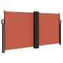 Terracotta retractable side awning 120x600 cm by vidaXL, Umbrellas - Ref: Foro24-4004603, Price: 114,21 €, Discount: %
