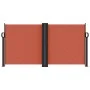Terracotta retractable side awning 120x600 cm by vidaXL, Umbrellas - Ref: Foro24-4004603, Price: 114,21 €, Discount: %
