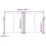 Terracotta retractable side awning 120x600 cm by vidaXL, Umbrellas - Ref: Foro24-4004603, Price: 114,21 €, Discount: %