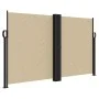 Beige retractable side awning 140x600 cm by vidaXL, Umbrellas - Ref: Foro24-4004615, Price: 119,27 €, Discount: %