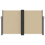 Beige retractable side awning 140x600 cm by vidaXL, Umbrellas - Ref: Foro24-4004615, Price: 121,77 €, Discount: %