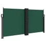 Dark green retractable side awning 120x1200 cm by vidaXL, Umbrellas - Ref: Foro24-4004800, Price: 120,96 €, Discount: %
