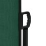 Toldo lateral retráctil verde oscuro 120x1200 cm
