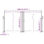 Dunkelgrüne einziehbare Seitenmarkise 120x1200 cm von vidaXL, Sonnenschirme - Ref: Foro24-4004800, Preis: 111,47 €, Rabatt: %