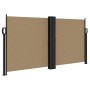 Taupe gray retractable side awning 120x1200 cm by vidaXL, Umbrellas - Ref: Foro24-4004799, Price: 111,47 €, Discount: %