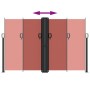 Toldo lateral retráctil terracota 160x1000 cm de vidaXL, Sombrillas - Ref: Foro24-4004738, Precio: 150,03 €