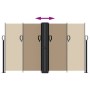 Toldo lateral retráctil gris taupe 140x1200 cm de vidaXL, Sombrillas - Ref: Foro24-4004814, Precio: 140,59 €, Descuento: %