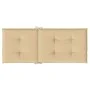 Cojines silla respaldo alto 6 uds tela beige melange 120x50x4cm de vidaXL, Cojines para sillas y sofás - Ref: Foro24-4002423,...