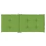 High back chair cushions 4 pcs green melange fabric 120x50x4cm by vidaXL, Cushions for chairs and sofas - Ref: Foro24-4002428...