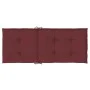 Kissen für Hochlehner, 4 Stück, roter Melange-Stoff von vidaXL, Kissen für Stühle und Sofas - Ref: Foro24-4002440, Preis: 64,...