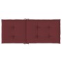 Kissen für Hochlehner, 4 Stück, roter Melange-Stoff von vidaXL, Kissen für Stühle und Sofas - Ref: Foro24-4002440, Preis: 64,...