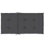 Low back chair cushions 2 units anthracite gray melange fabric by vidaXL, Cushions for chairs and sofas - Ref: Foro24-4002442...
