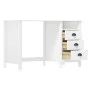 Hill desk with 3 pine wood drawers 120x50x74 cm by vidaXL, Desks - Ref: Foro24-288996, Price: 143,53 €, Discount: %