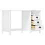 Hill-Schreibtisch mit 3 Kiefernholzschubladen 120x50x74 cm von vidaXL, Schreibtische - Ref: Foro24-288996, Preis: 138,17 €, R...