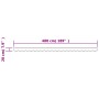 Replacement awning border fabric anthracite white stripes 5 m by vidaXL, Awnings - Ref: Foro24-367790, Price: 15,23 €, Discou...