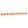 Tela de cenefa de toldo de repuesto rayas amarillo naranja 3 m de vidaXL, Toldos - Ref: Foro24-367792, Precio: 13,81 €, Descu...