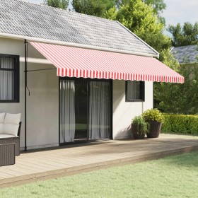 Replacement awning valance fabric red and white stripes 5 m by vidaXL, Awnings - Ref: Foro24-367802, Price: 15,45 €, Discount: %