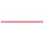 Replacement awning border fabric red and white stripes 3.5 m by vidaXL, Awnings - Ref: Foro24-367799, Price: 13,99 €, Discoun...
