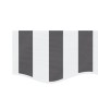 Replacement awning border fabric anthracite white stripes 3 m by vidaXL, Awnings - Ref: Foro24-367786, Price: 13,24 €, Discou...