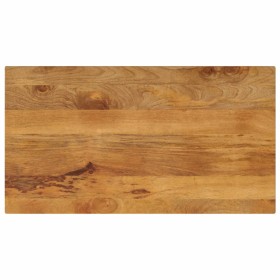 Tablero de mesa rectangular madera maciza mango 110x50x3,8 cm