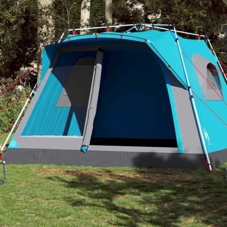 Familienzelt für 7 Personen, schnell aufklappbar, blau von vidaXL, Zelte - Ref: Foro24-4004217, Preis: 176,93 €, Rabatt: %