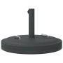 Base de sombrilla redonda con asas para palo Ø38/48 mm 25 kg von vidaXL, Schirmständer - Ref: Foro24-4007986, Preis: 68,90 €,...