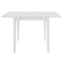 Juego de muebles de comedor 3 piezas MDF blanco