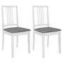 Esszimmermöbel-Set 3-teilig aus weißem MDF von vidaXL, Möbelsets für Küchen und Esszimmer - Ref: Foro24-276395, Preis: 317,67...