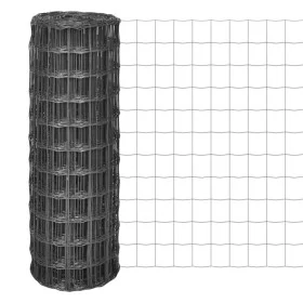 Euro Valla de acero gris 25x1,2 m de vidaXL, Paneles de vallas - Ref: Foro24-142527, Precio: 113,97 €, Descuento: %
