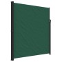 Toldo lateral retráctil verde oscuro 220x600 cm