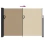 Taupe gray retractable side awning 140x500 cm by vidaXL, Umbrellas - Ref: Foro24-4004424, Price: 106,87 €, Discount: %