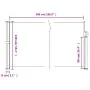 Taupe gray retractable side awning 140x500 cm by vidaXL, Umbrellas - Ref: Foro24-4004424, Price: 106,87 €, Discount: %