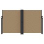 Taupe gray retractable side awning 140x600 cm by vidaXL, Umbrellas - Ref: Foro24-4004619, Price: 121,93 €, Discount: %