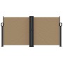 Toldo lateral retráctil gris taupe 120x600 cm de vidaXL, Sombrillas - Ref: Foro24-4004604, Precio: 116,12 €, Descuento: %