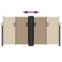Toldo lateral retráctil gris taupe 120x600 cm de vidaXL, Sombrillas - Ref: Foro24-4004604, Precio: 116,12 €, Descuento: %