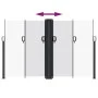 Toldo lateral retráctil blanco 160x600 cm de vidaXL, Sombrillas - Ref: Foro24-4004631, Precio: 128,20 €, Descuento: %