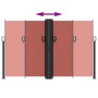 Toldo lateral retráctil terracota 160x600 cm de vidaXL, Sombrillas - Ref: Foro24-4004633, Precio: 130,41 €, Descuento: %