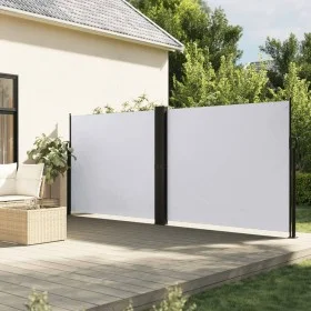White retractable side awning 180x600 cm by vidaXL, Umbrellas - Ref: Foro24-4004646, Price: 136,20 €, Discount: %
