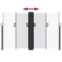 White retractable side awning 160x1200 cm by vidaXL, Umbrellas - Ref: Foro24-4004826, Price: 149,00 €, Discount: %