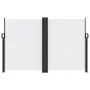 White retractable side awning 160x1000 cm by vidaXL, Umbrellas - Ref: Foro24-4004736, Price: 147,14 €, Discount: %
