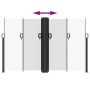 Toldo lateral retráctil blanco 160x1000 cm de vidaXL, Sombrillas - Ref: Foro24-4004736, Precio: 149,68 €