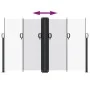 White retractable side awning 160x1000 cm by vidaXL, Umbrellas - Ref: Foro24-4004736, Price: 147,14 €, Discount: %
