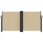 Beige retractable side awning 120x1200 cm by vidaXL, Umbrellas - Ref: Foro24-4004795, Price: 121,44 €, Discount: %