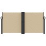 Toldo lateral retráctil beige 120x1200 cm de vidaXL, Sombrillas - Ref: Foro24-4004795, Precio: 123,44 €, Descuento: %