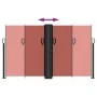 Terracotta retractable side awning 140x1200 cm by vidaXL, Umbrellas - Ref: Foro24-4004813, Price: 138,29 €, Discount: %
